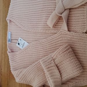 Zara side tie sweater